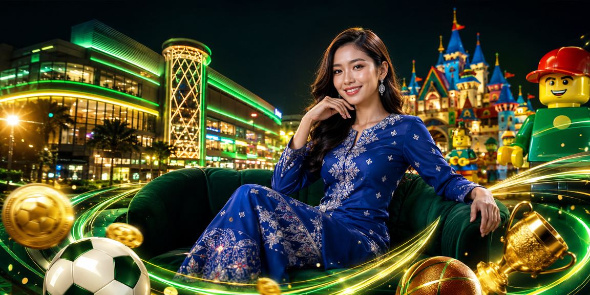 Pertaruhan sukan Malaysia bertemakan baju kurung dengan antara muka platform dalam talian
